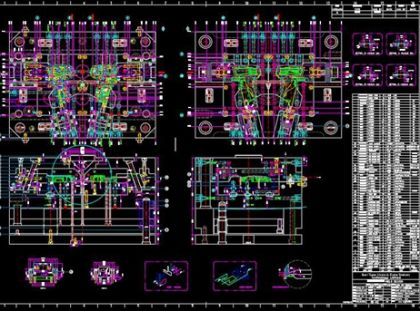 conception de moules dessin de moules 2D